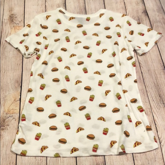 Forever 21 White short sleeved fast food tee shirt, medium. - Picture 4 of 4